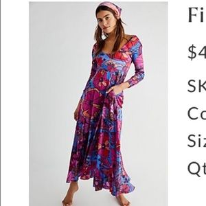 Free people first date maxi dress